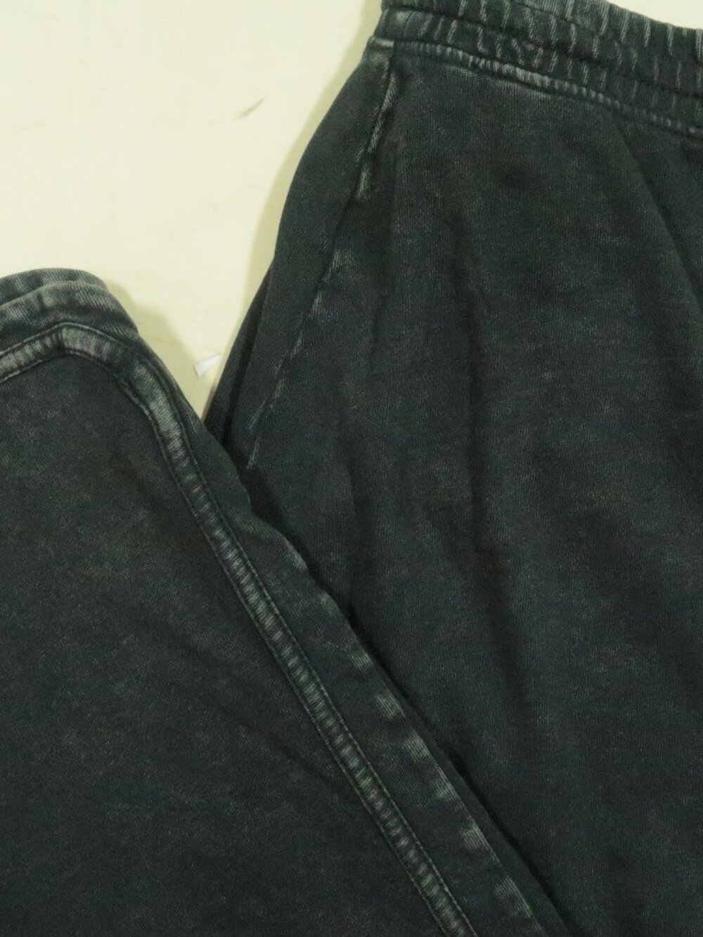 Three Bird Nest Wide Leg Sweatpants Womens M Gray Acid Wash